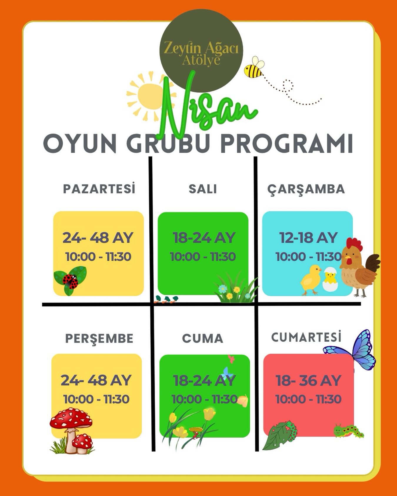 Oyun Grubu (18-24 ay) Etkinlik afişi