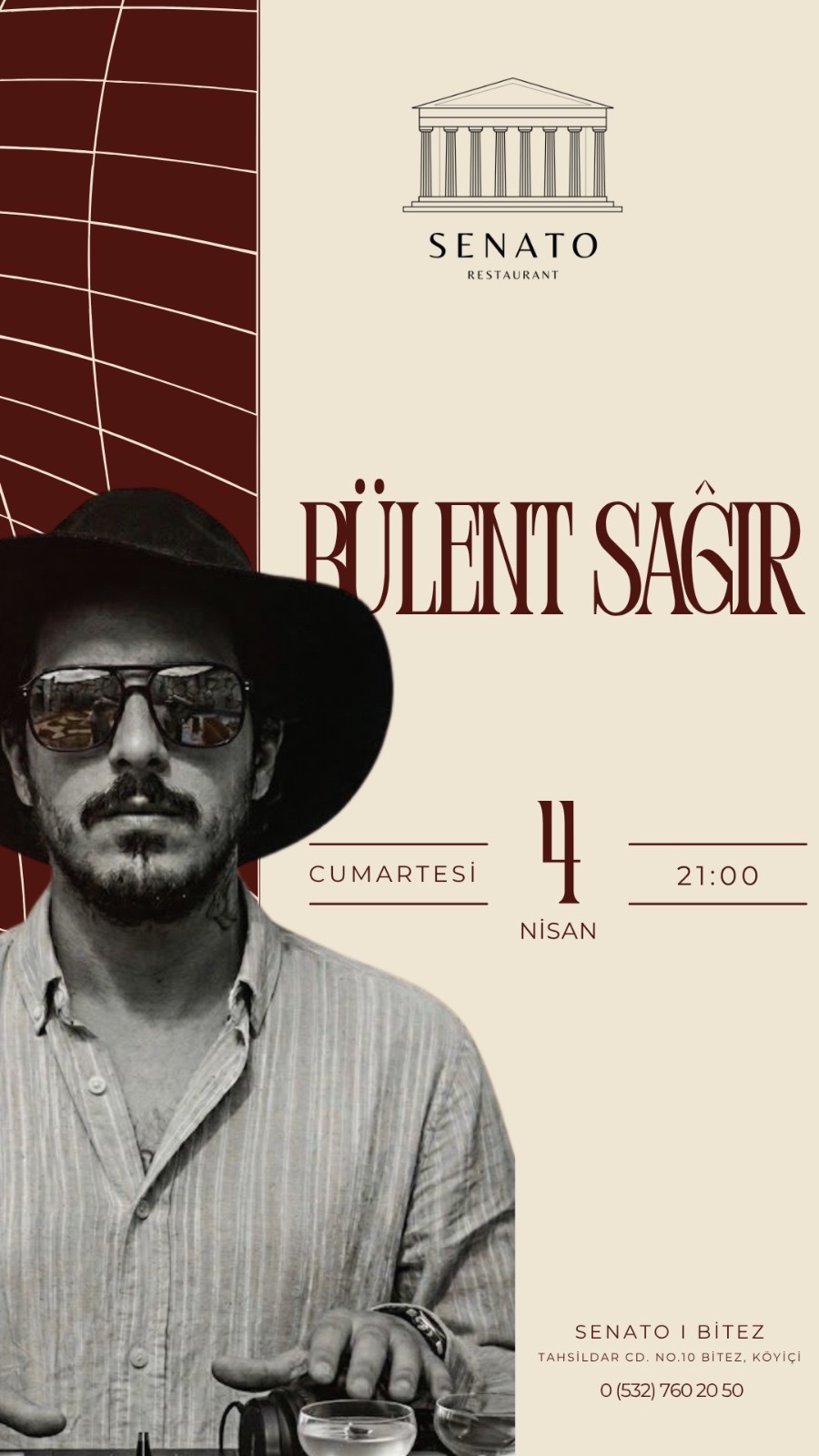 Bülent Sağır Etkinlik afişi