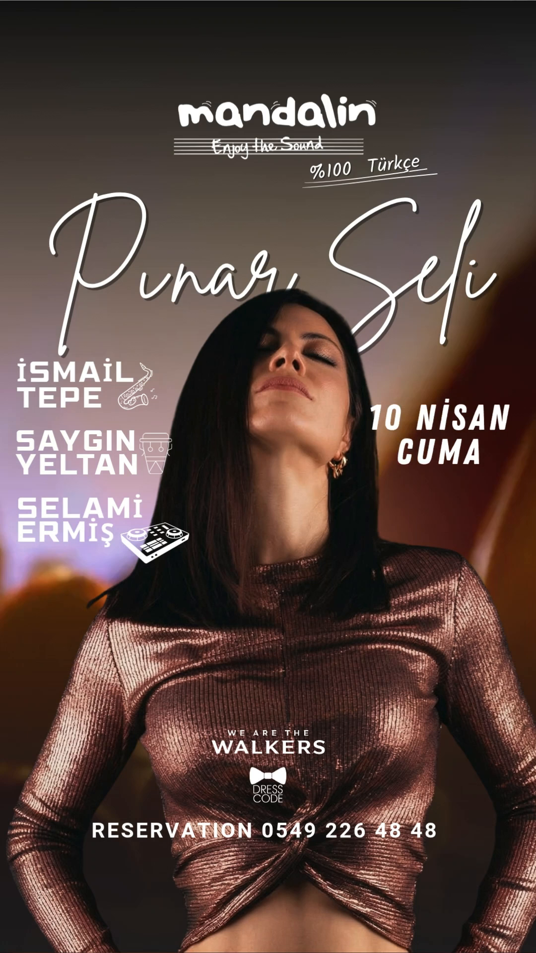 Pınar Seli – Açılış Gecesi Etkinlik afişi