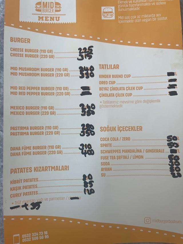 Mid Burger Ortakent fotoğrafı